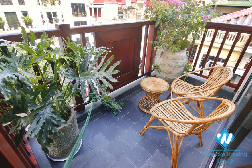 Japanese style apartment for rent in Hoan Kiem District 